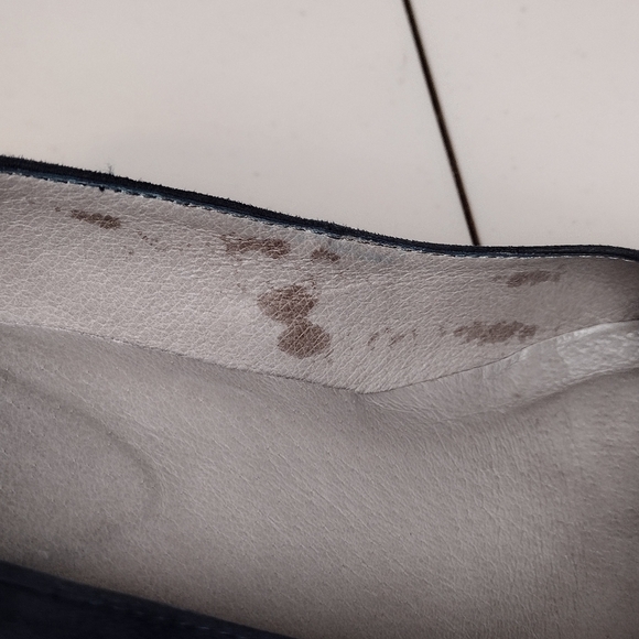 Eileen Fisher Hawk Suede Business Office Block Wedge Heel Pointed Toe Pumps 8.5 - Picture 15 of 15